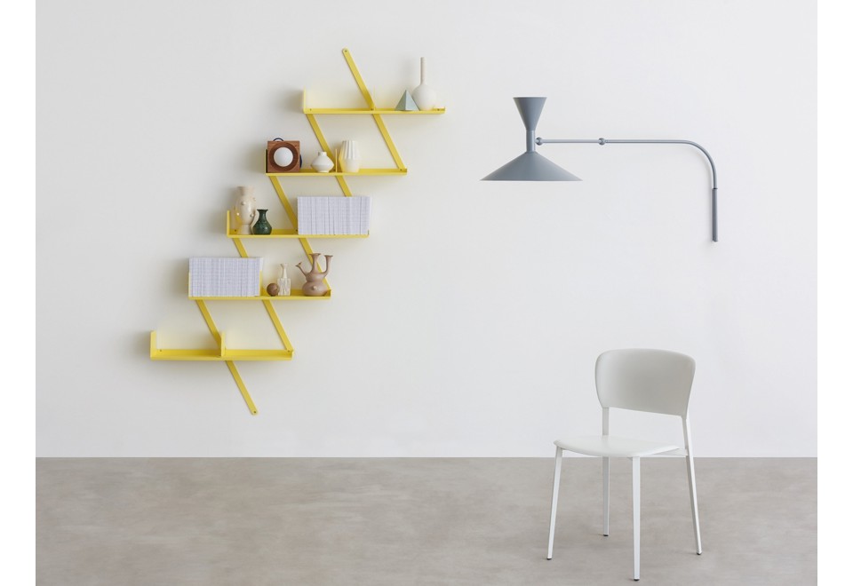 seconda foto MINIBOOXX Libreria a parete sospesa in acciaio