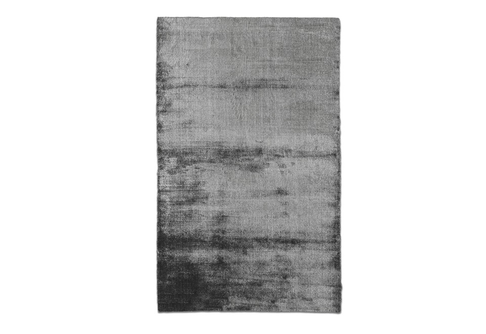 prima foto KAMA ARGENTO VERO 200x300 cm Tappeto fatto a mano in viscosa