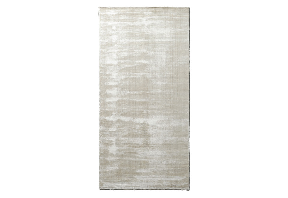 prima foto KAMA BIANCO LUCE 200x400 cm Tappeto fatto a mano in viscosa