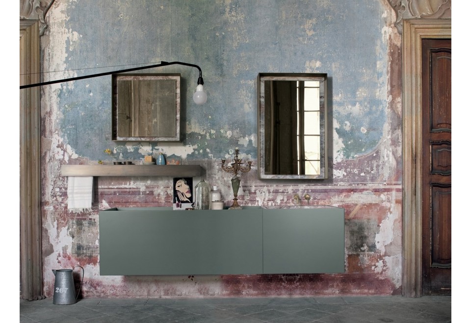 prima foto MUST 03 Arredo bagno completo in legno laccato e marmo