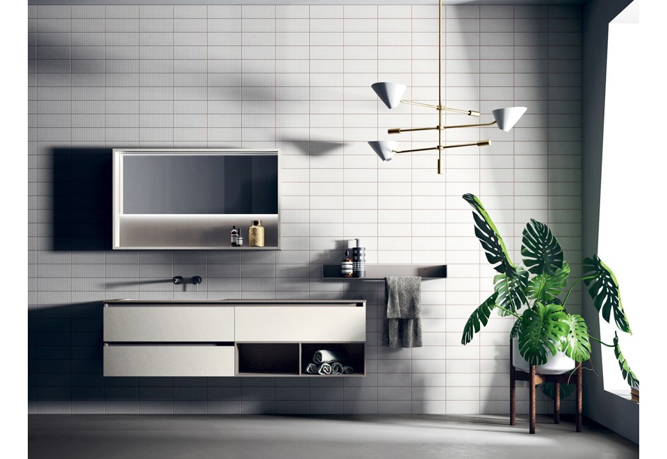 prima foto MODO PROJECT 02 Arredo bagno completo in melaminico e legno laccato