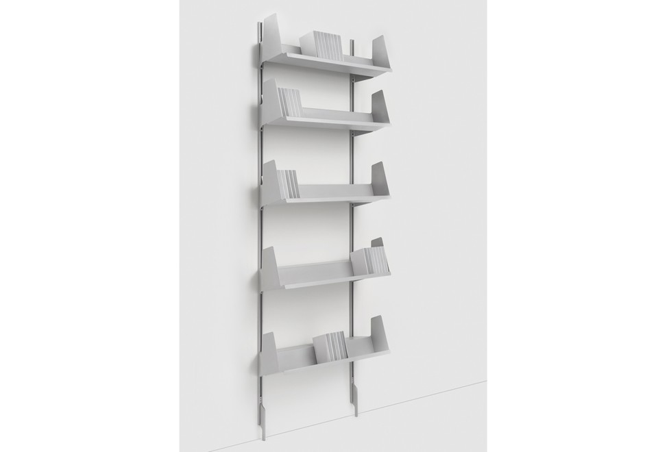 prima foto SARMIENTO Libreria a parete in metallo verniciato