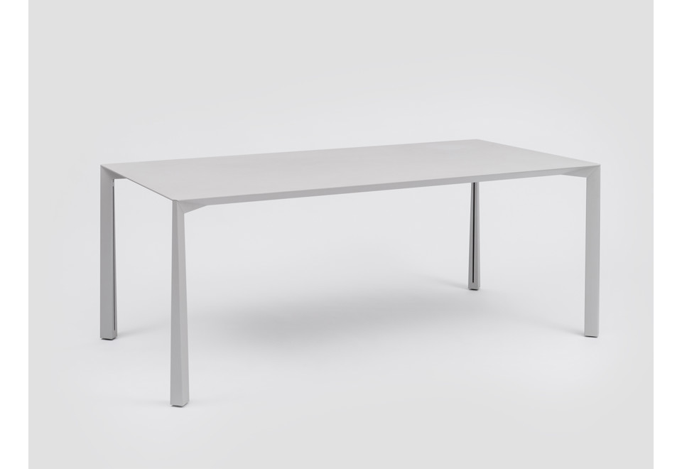 seconda foto OVIDIO Tavolo rettangolare in metallo verniciato