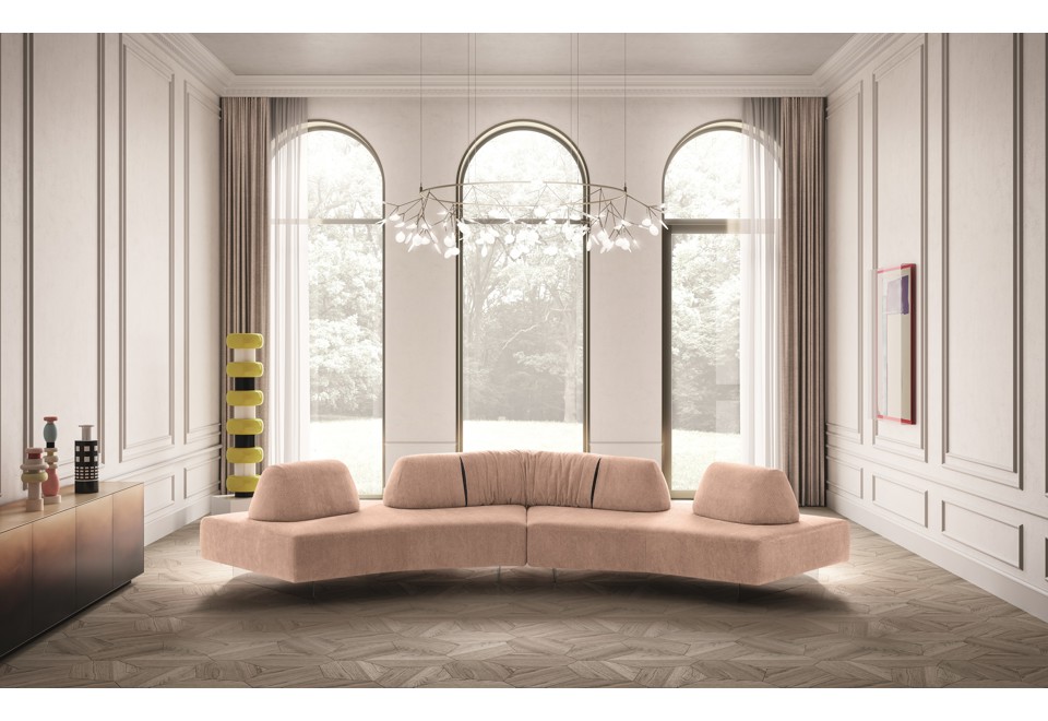 terza foto GRAVITY Divano componibile in tessuto