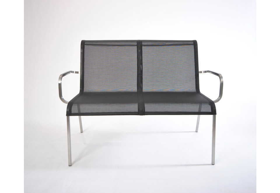 seconda foto MODENA Panca da giardino con braccioli