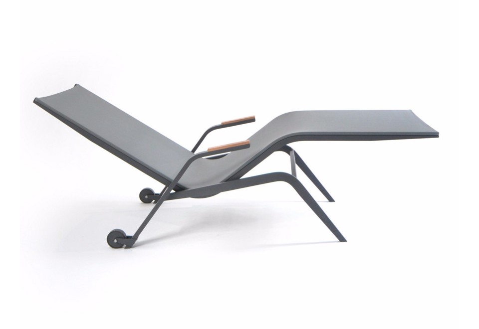 terza foto ATLANTIC Sedia a sdraio reclinabile in alluminio