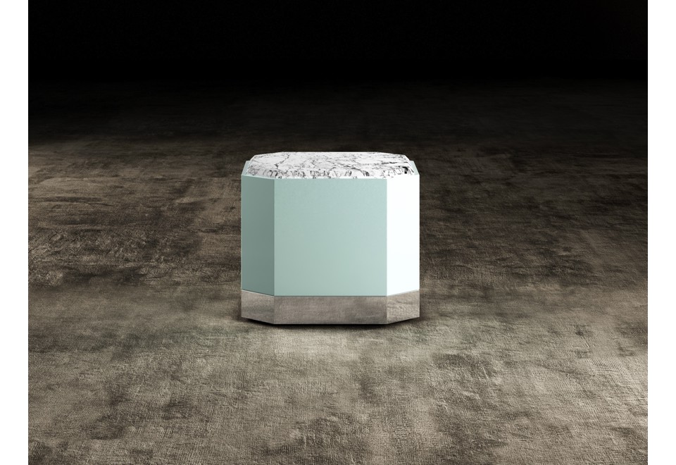 seconda foto SENZA FINE Tavolino ottagonale in legno da salotto