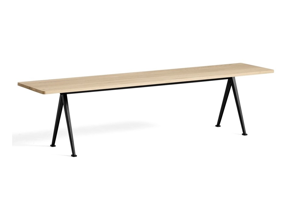 prima foto PYRAMID 12 Panca in acciaio e legno