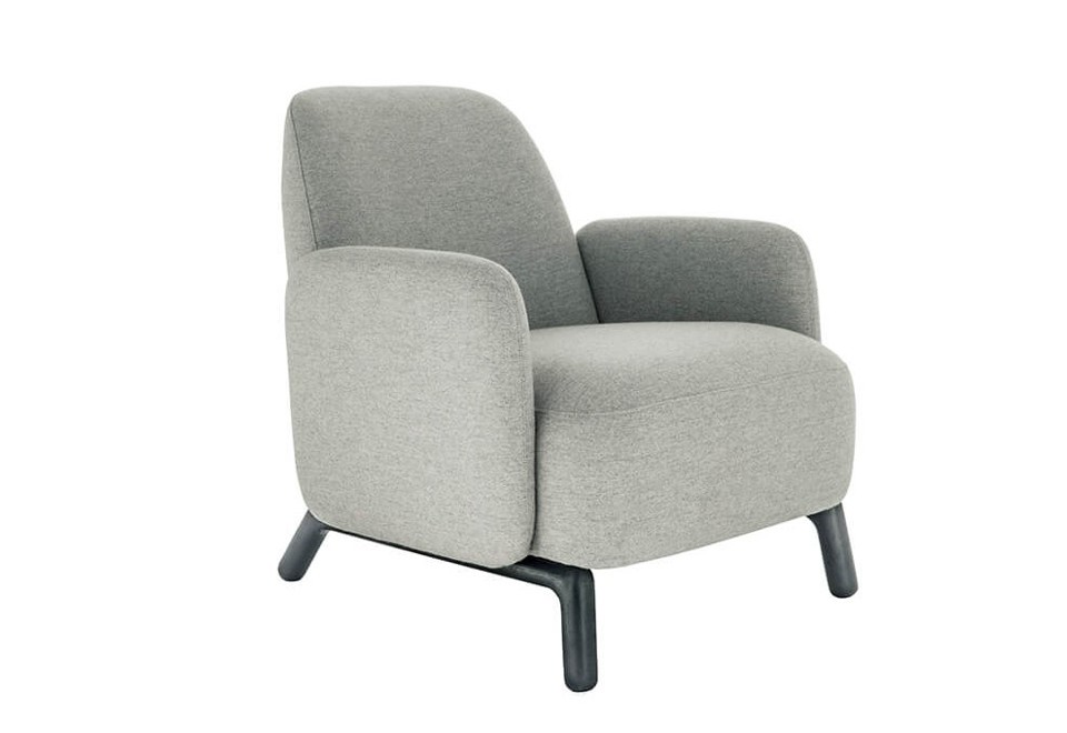 prima foto OASIS Poltrona in tessuto con braccioli