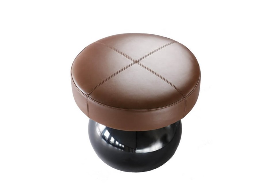 prima foto APOLLO Pouf rotondo in fibra di vetro