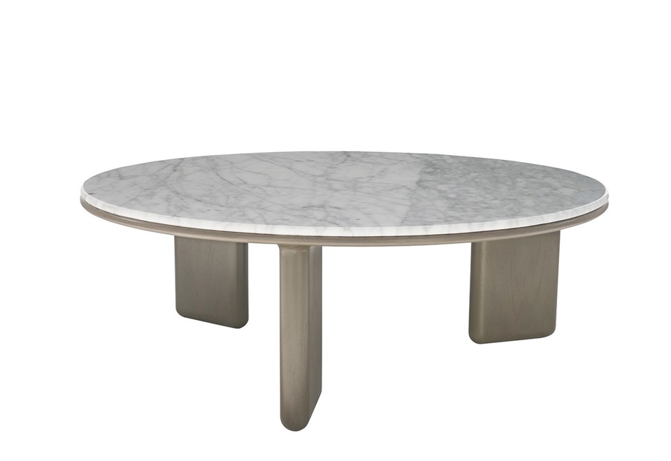 prima foto OASIS Tavolino da caffè rotondo in marmo