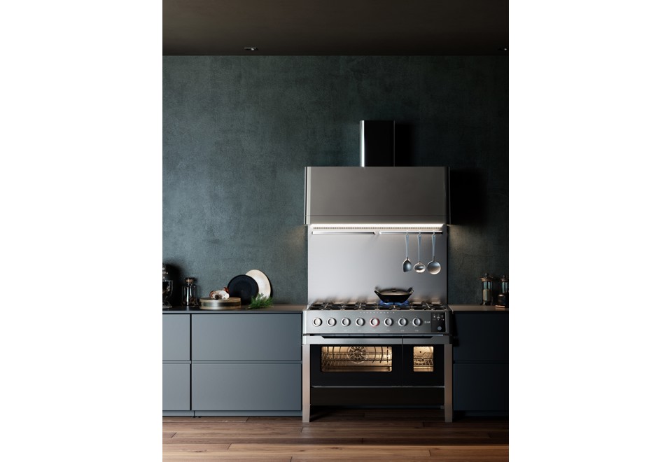 seconda foto Cappa in acciaio a parete