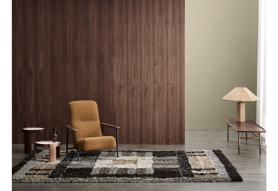 prima foto BALDERS HAGE Tappeto fatto a mano in lana e lino