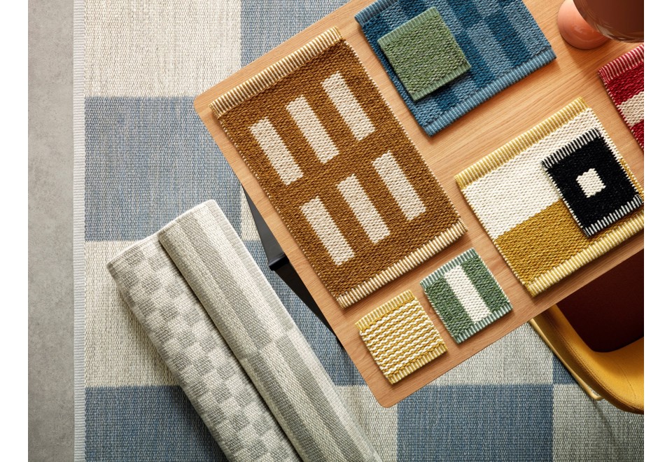 terza foto ARKAD Tappeto in lana a motivi geometrici