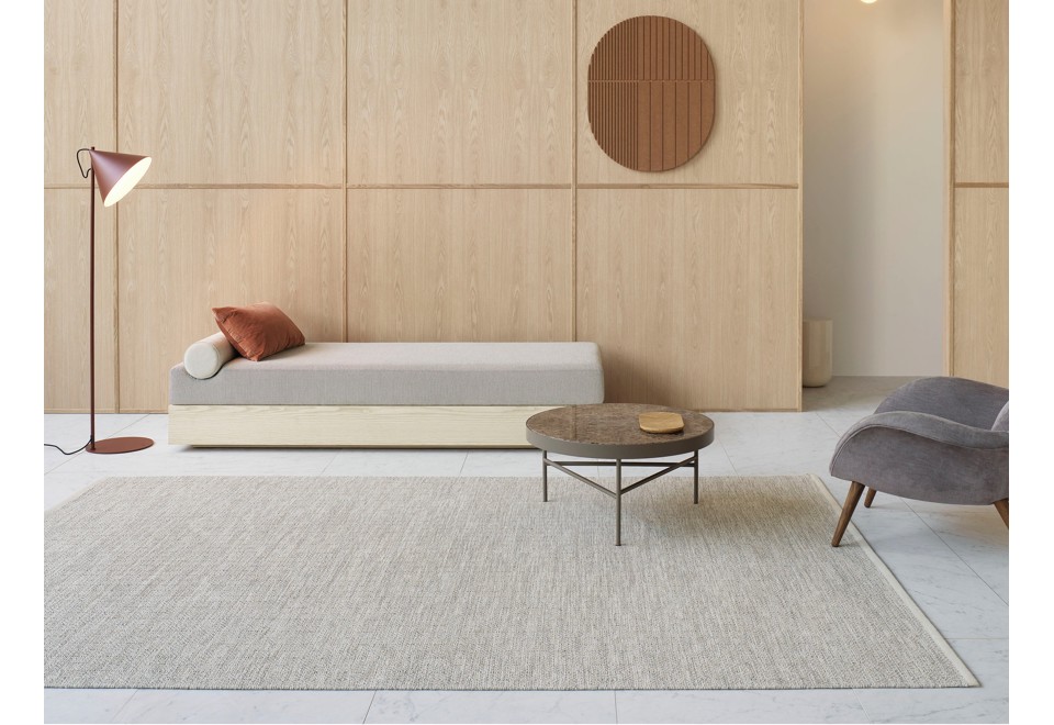 prima foto GOOSE EYE ICON Tappeto in lana a motivi geometrici