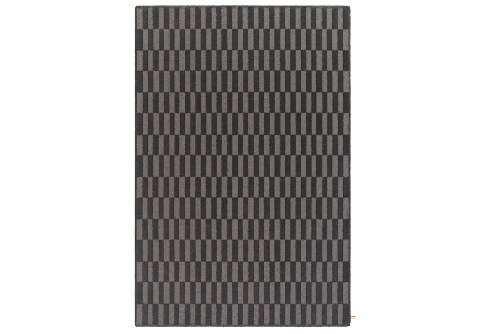 seconda foto VELVET STRADA Tappeto in lana a motivi geometrici