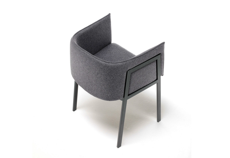 seconda foto PIN UP GRACE Sedia in tessuto con braccioli