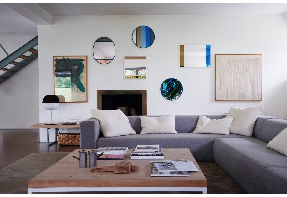 terza foto VITRAIL Specchio rettangolare da parete con cornice