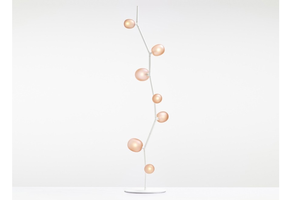 prima foto IVY Lampada da terra in vetro soffiato e metallo