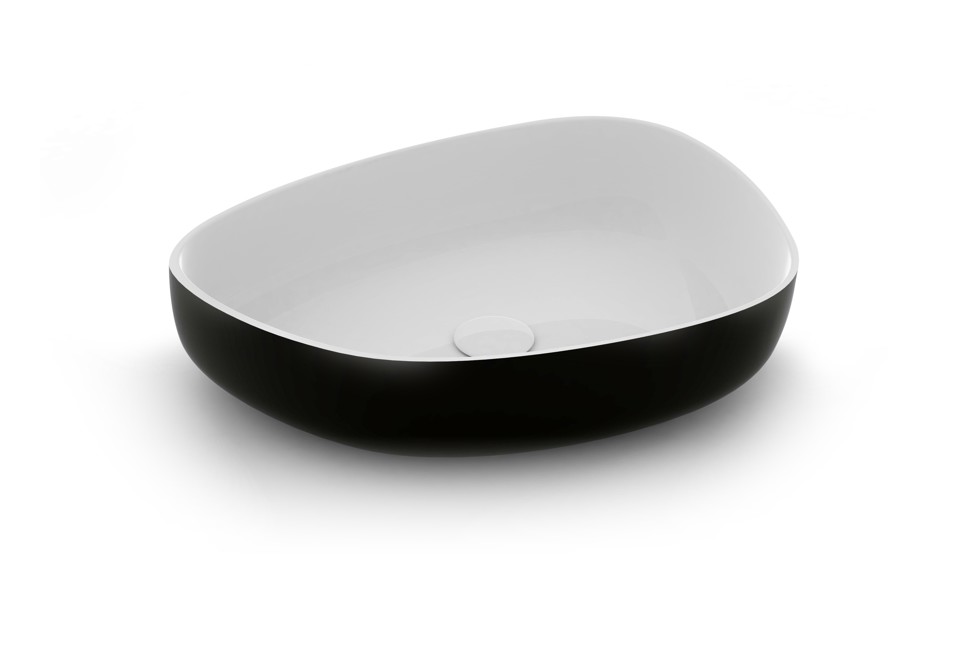 seconda foto METAMORFOSI Lavabo da appoggio in ceramica