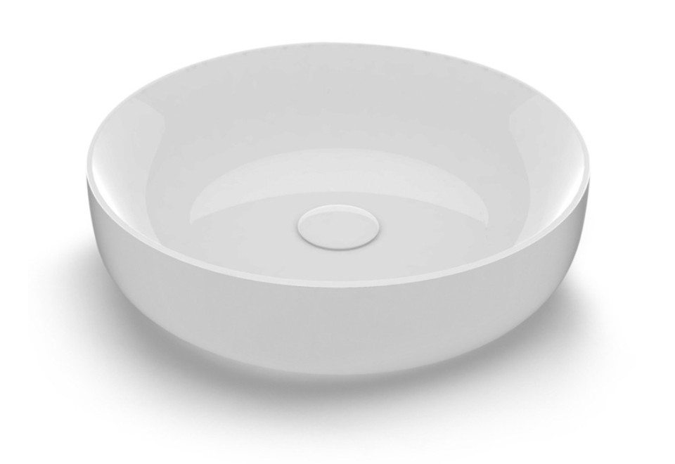 prima foto METAMORFOSI Lavabo da appoggio rotondo in ceramica