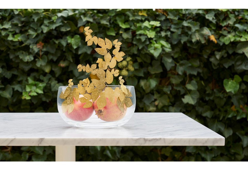 terza foto FRUTTETI Portafrutta in acciaio e vetro