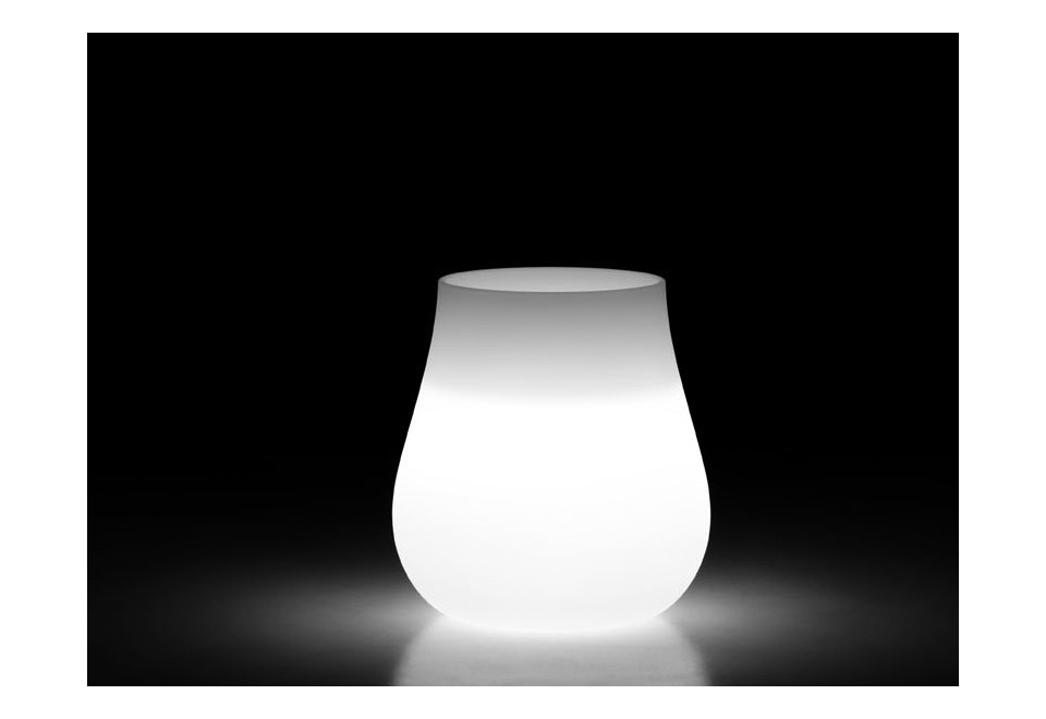 prima foto DROP LIGHT Vaso da giardino luminoso in polietilene