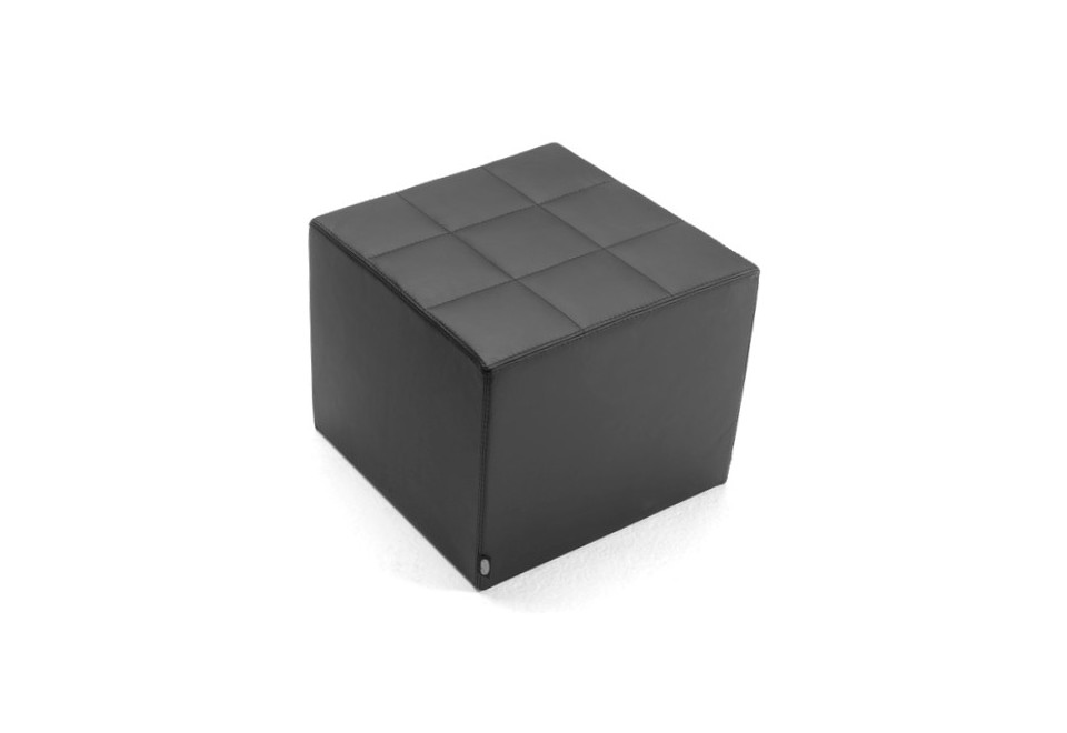 prima foto SIGPOUF Pouf quadrato in pelle