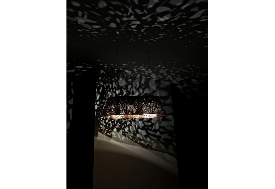 seconda foto PLYWOOD CHANDELIER Lampadario in noce