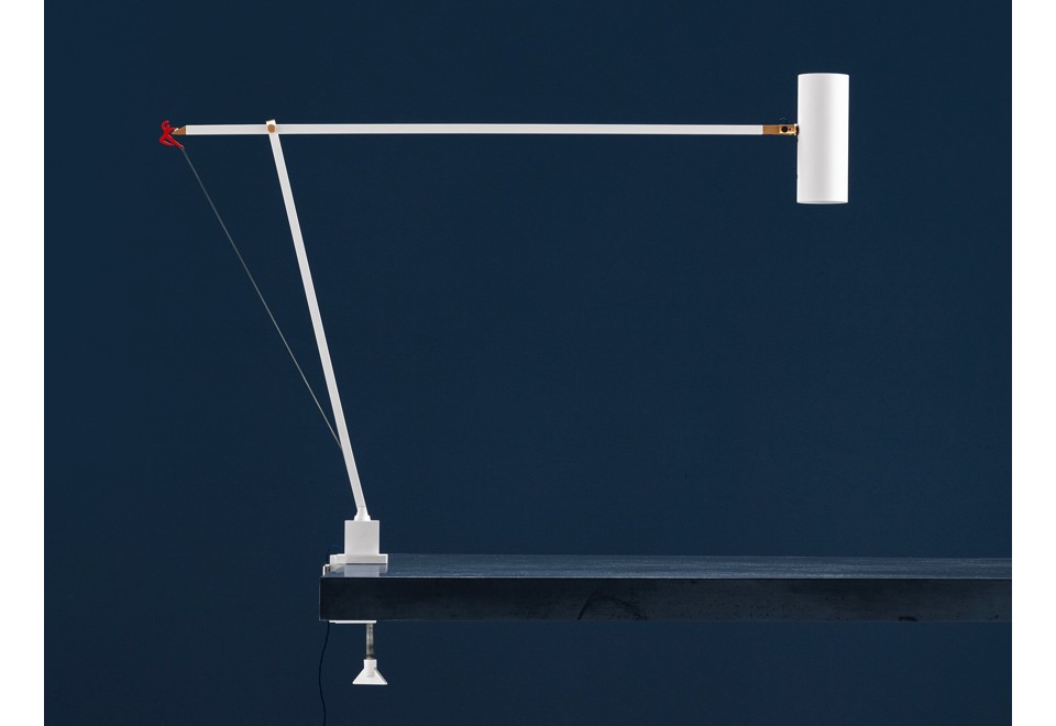 seconda foto ETTORINO CLAMP Lampada da scrivania a LED orientabile con morsetto
