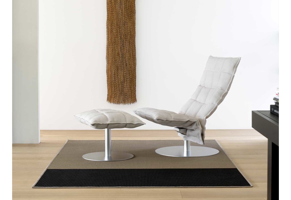 terza foto K OTTOMAN Poggiapiedi in tessuto