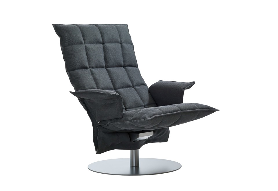 prima foto SWIVEL K CHAIR Poltrona girevole in tessuto