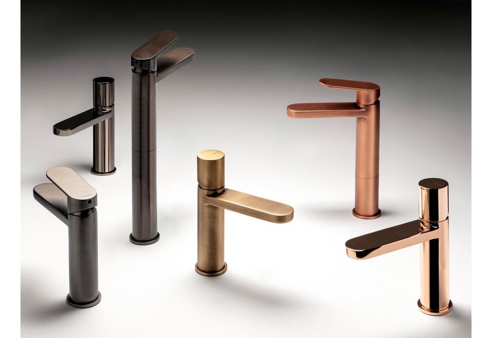 prima foto TREND X Miscelatore per lavabo da piano in ottone
