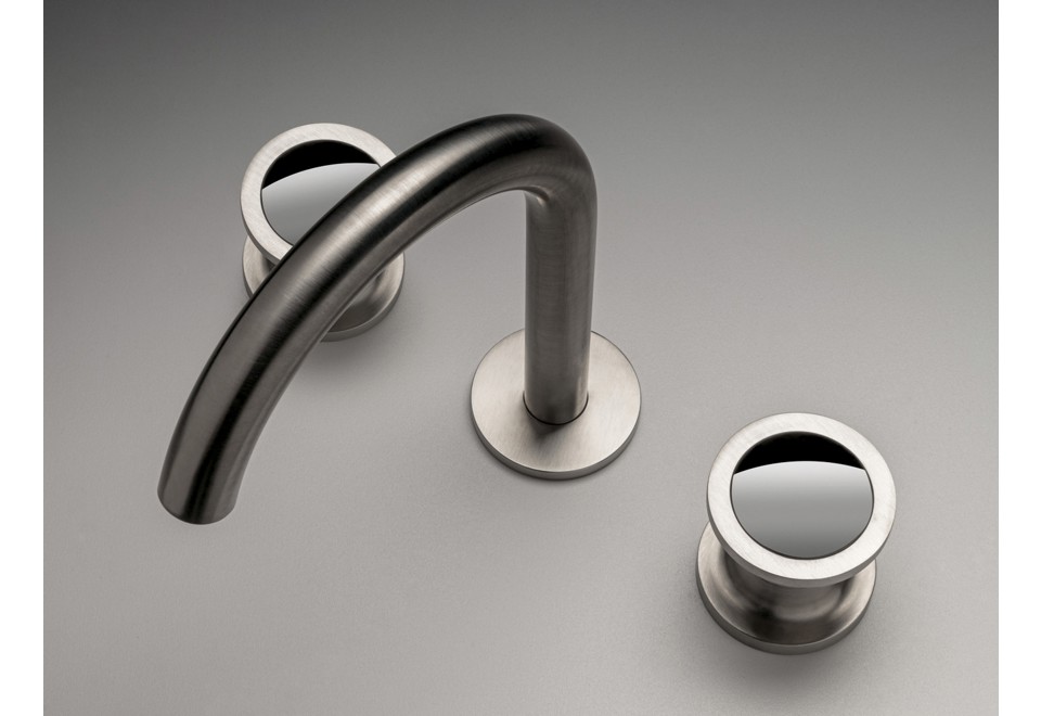 prima foto JK21 Rubinetto per lavabo a 3 fori da piano