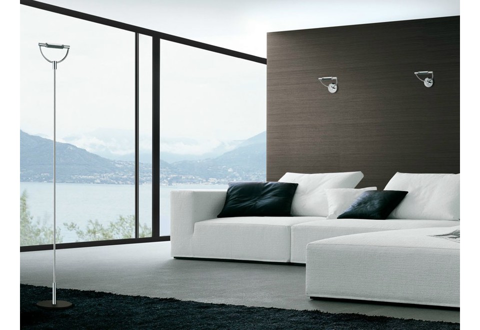 terza foto GRADI TERRA Lampada da terra alogena