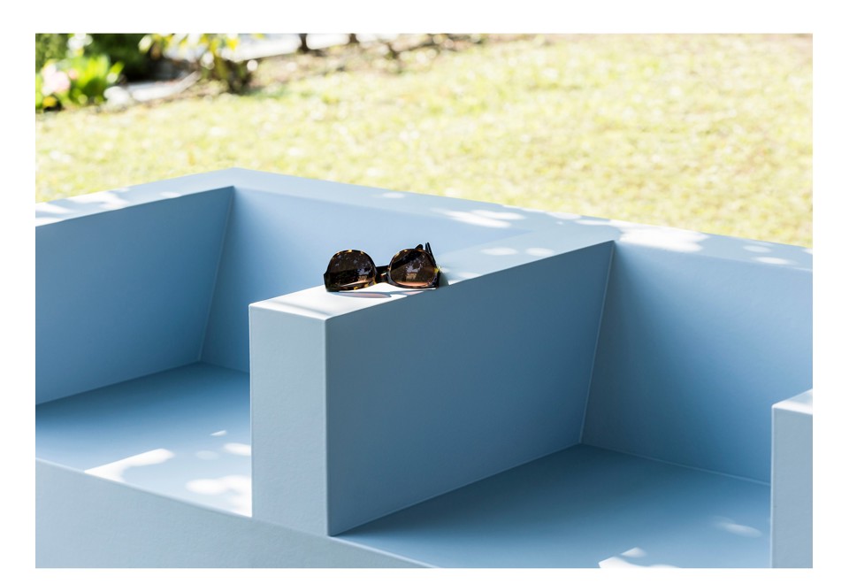 terza foto PIXEL Panca in poliuretano con schienale