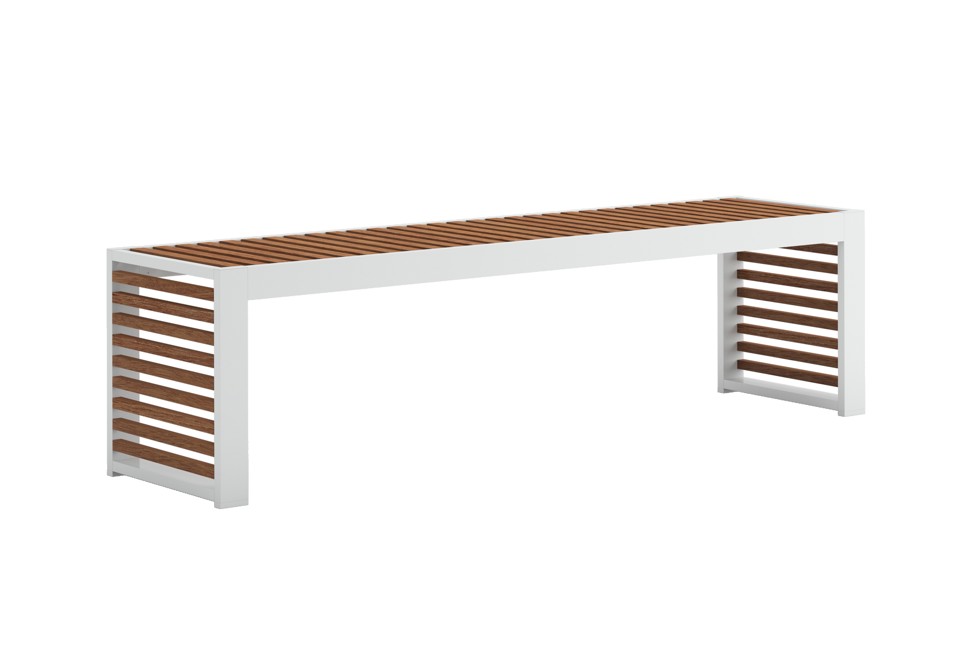 terza foto DNA TEAK Panca da giardino in teak