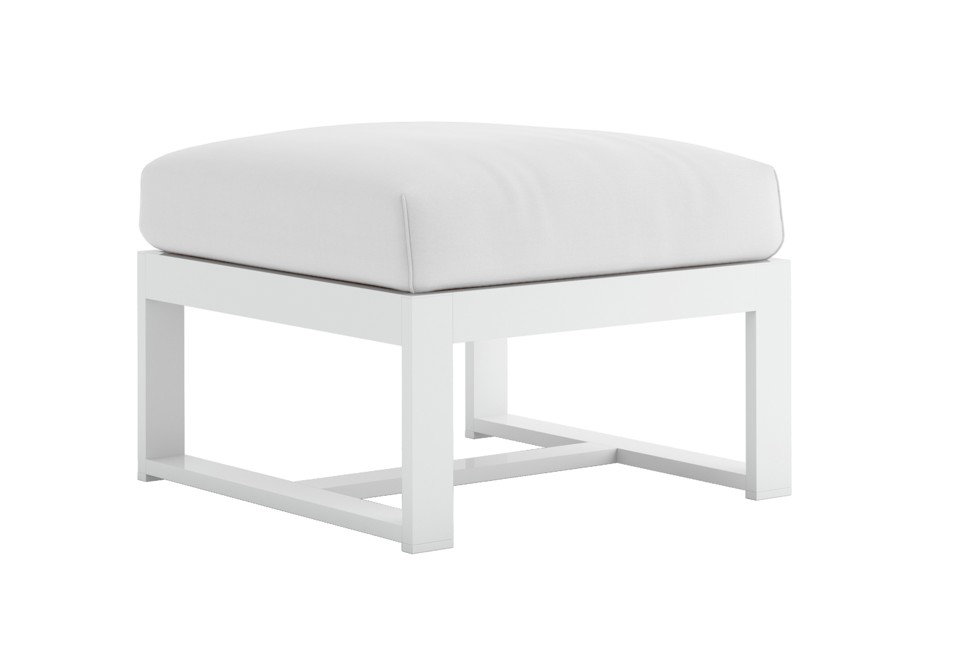 prima foto DNA TEAK Pouf quadrato