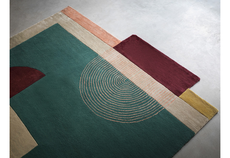 prima foto HIGH CURVES Tappeto a motivi geometrici