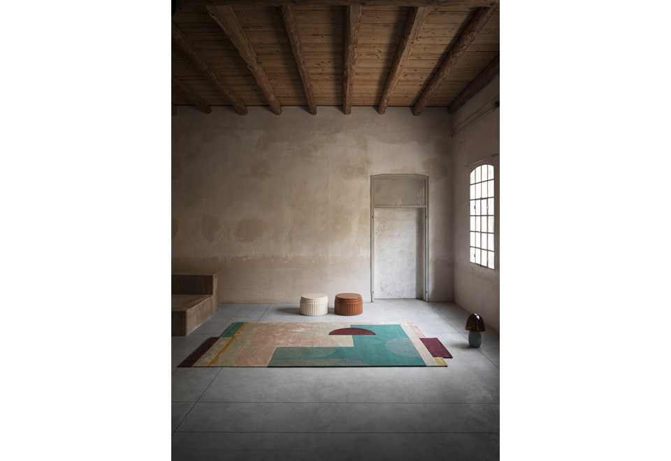 seconda foto HIGH CURVES Tappeto a motivi geometrici