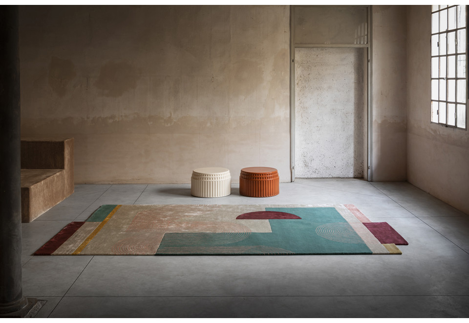 terza foto HIGH CURVES Tappeto a motivi geometrici