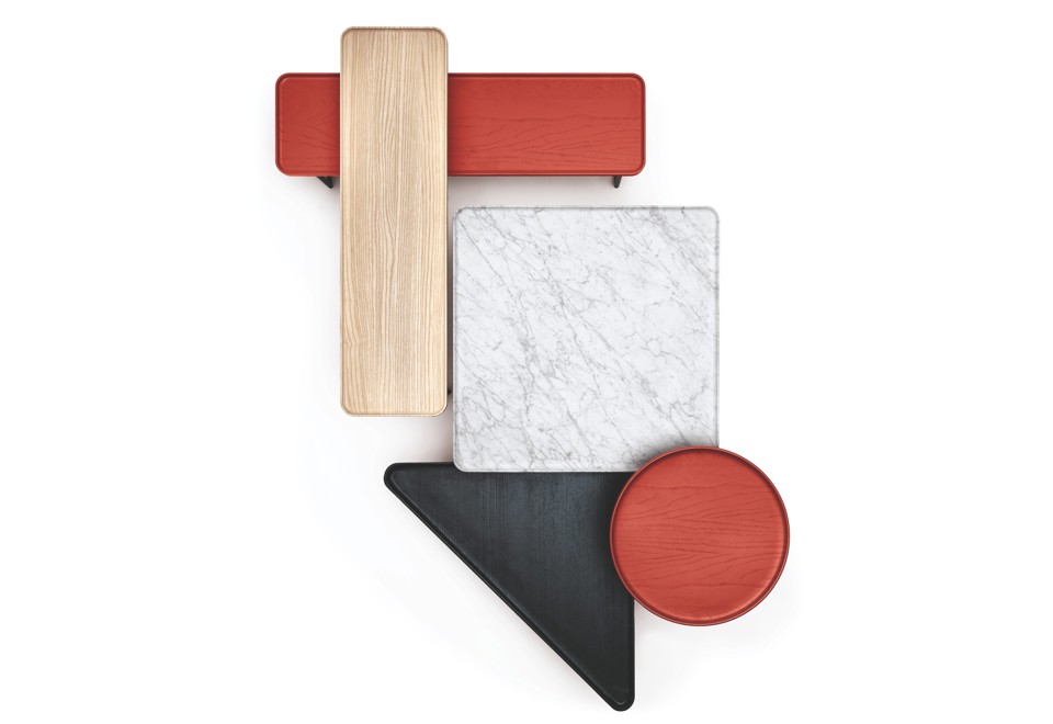 prima foto TOREI Tavolino basso in acciaio da salotto