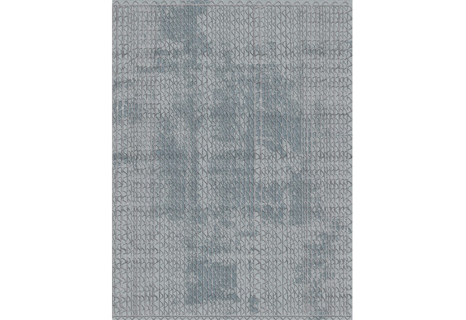 prima foto TRIPLE WAVES Tappeto rettangolare in lana New Zealand e Tencel