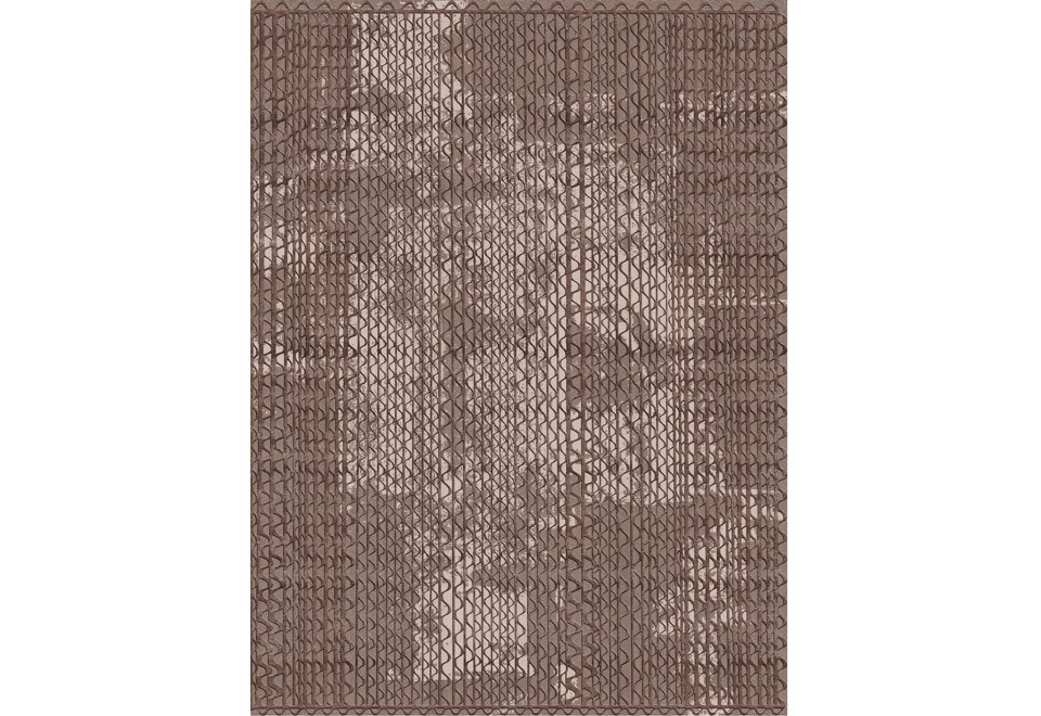 terza foto TRIPLE WAVES Tappeto rettangolare in lana New Zealand e Tencel