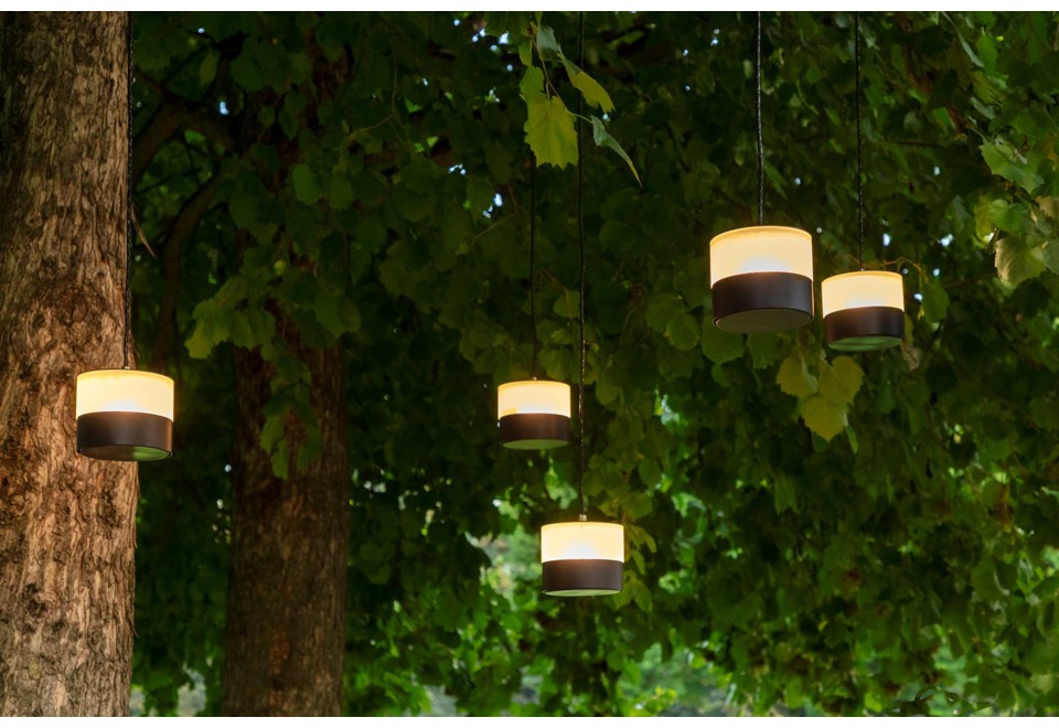 terza foto GLOW SINGLE Stufa da esterno / lampada a sospensione per esterno in metallo