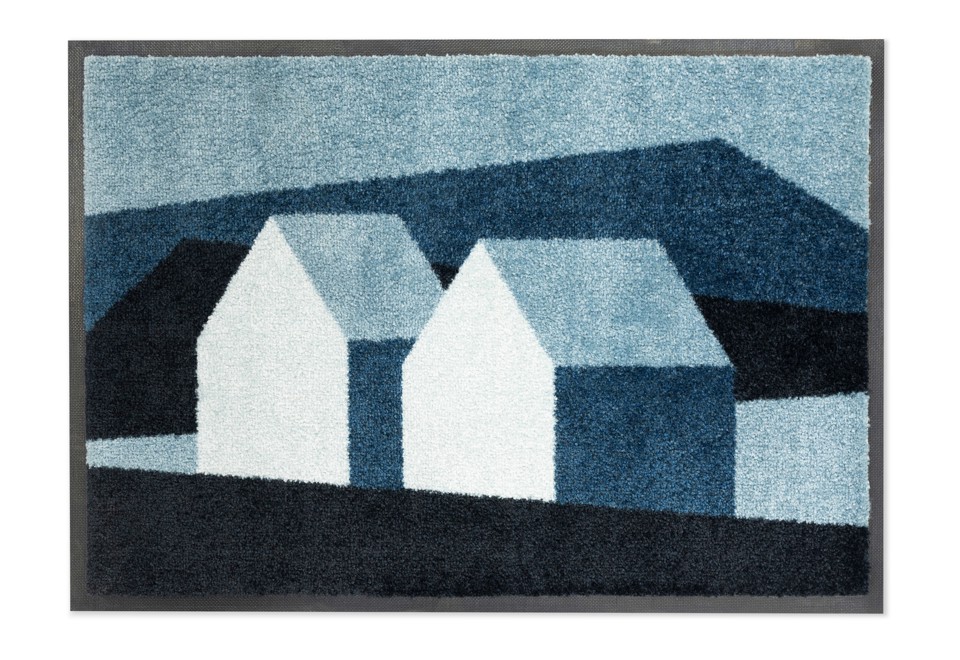 prima foto HEIM Tappeto a motivi rettangolare in materiale riciclato