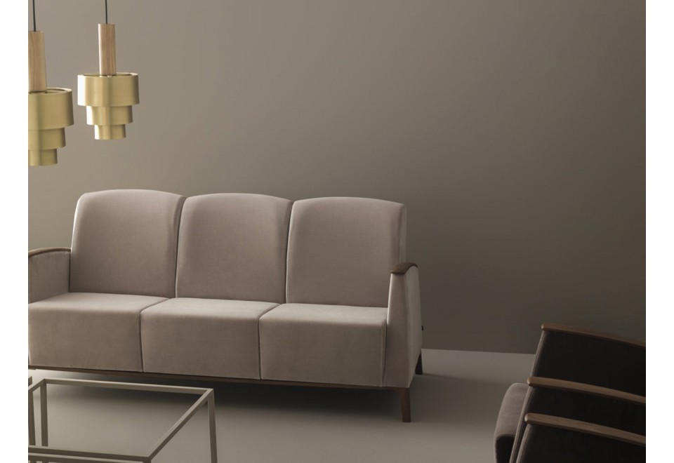 terza foto MAMY Divano in tessuto a 3 posti