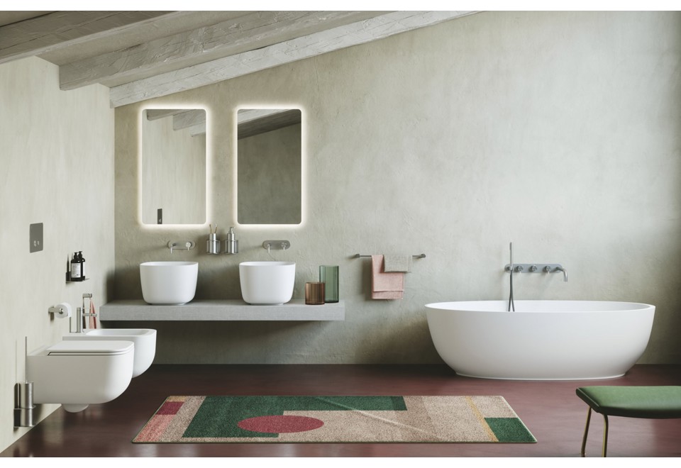 terza foto REVOLUTION® Wc sospeso in Solid Surface