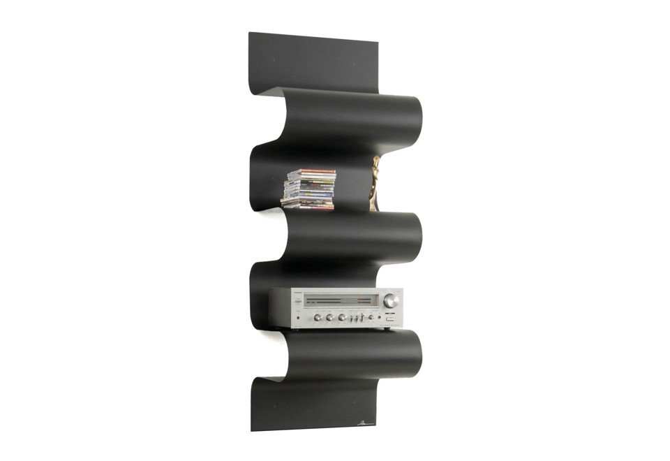 seconda foto WAVE Libreria a parete in alluminio