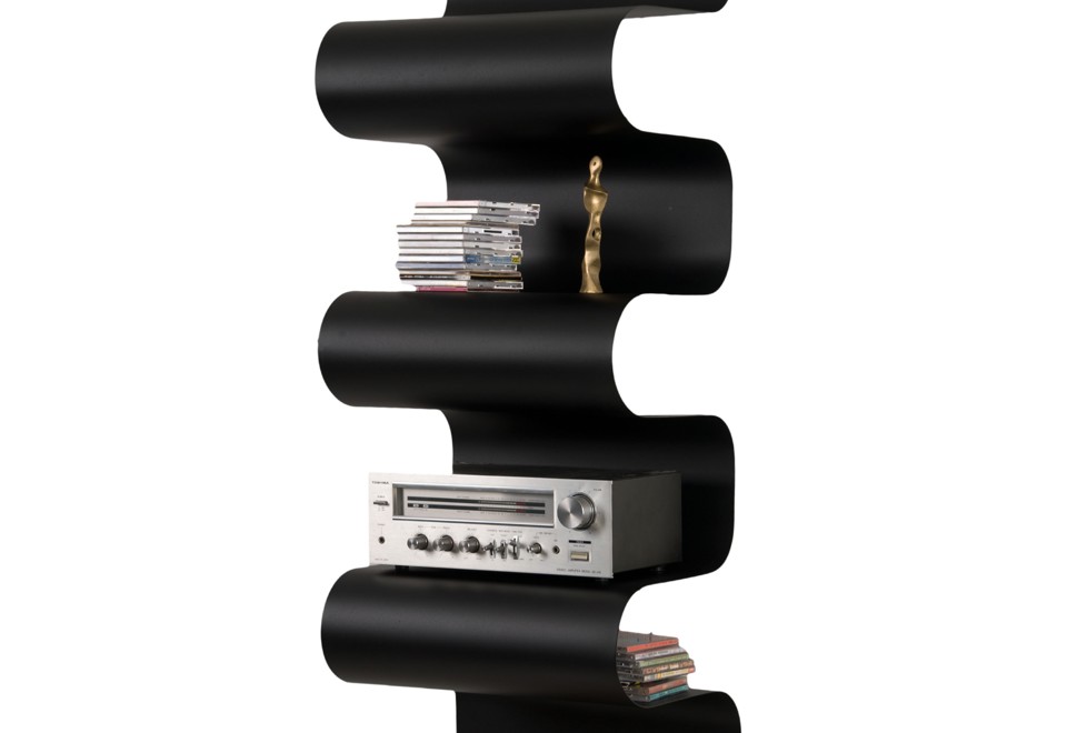 terza foto WAVE Libreria a parete in alluminio